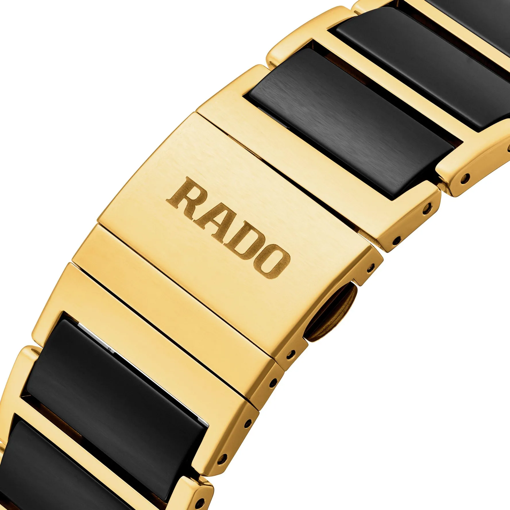Rado Integral 31mm High-Tech Ceramic and Yellow Gold PVD Diamond Men's Watch