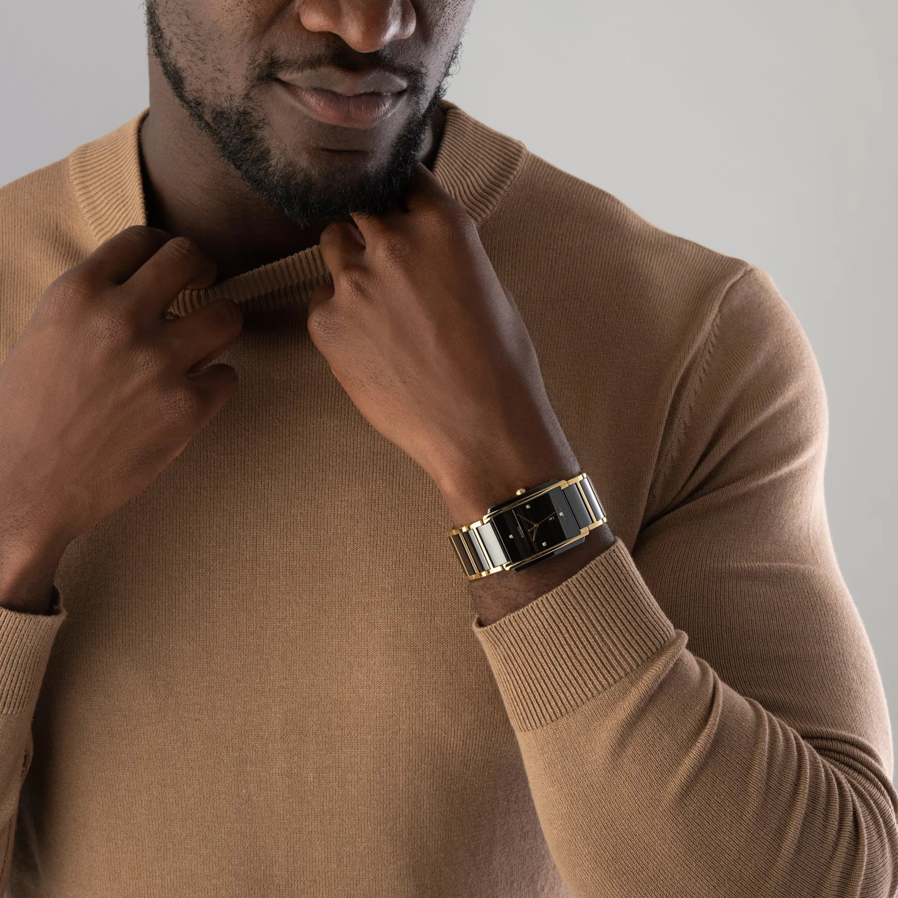 Rado Integral 31mm High-Tech Ceramic and Yellow Gold PVD Diamond Men's Watch