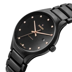Rado True Round 40mm High-Tech Ceramic Diamond Automatic Watch