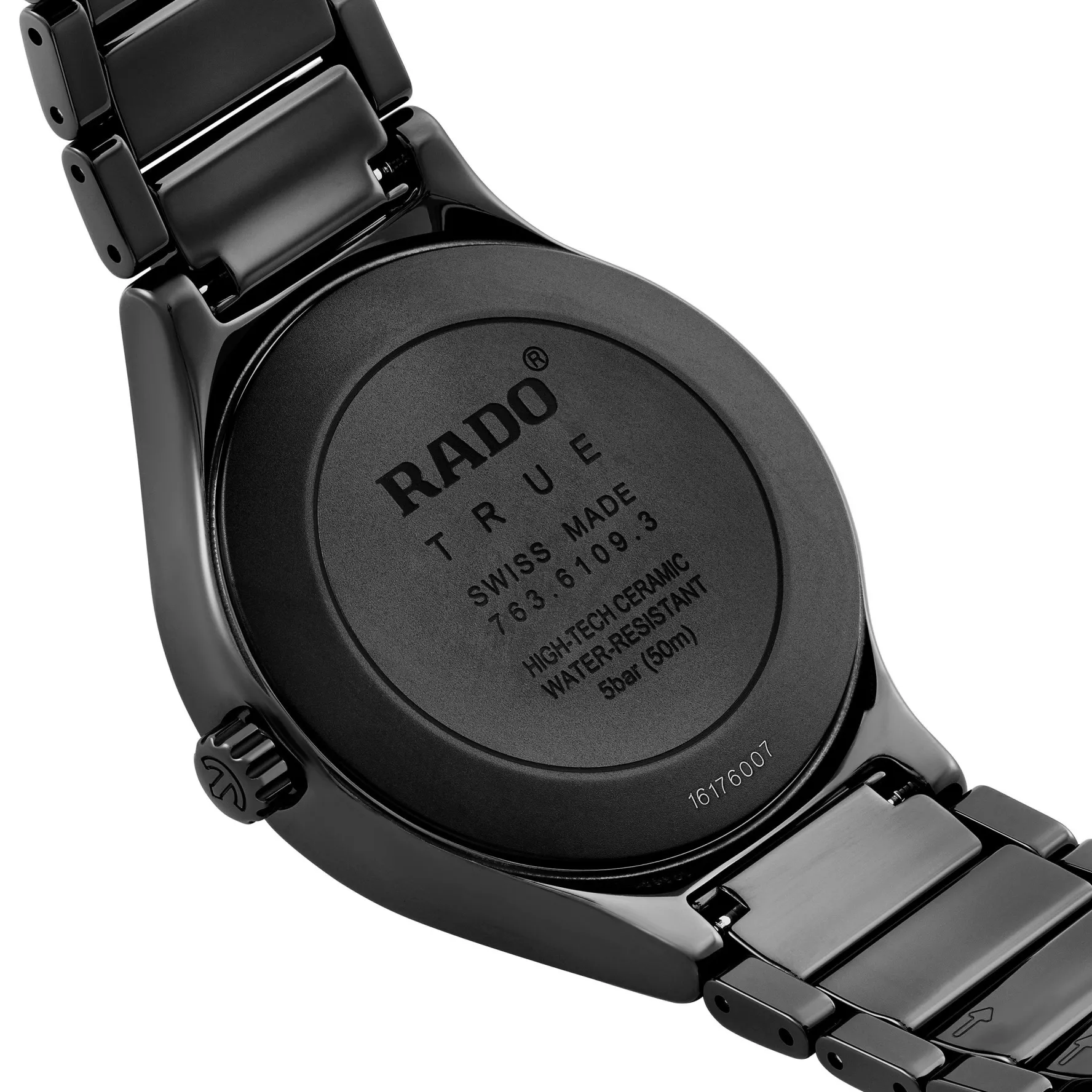 Rado True Round 40mm High-Tech Ceramic Diamond Automatic Watch