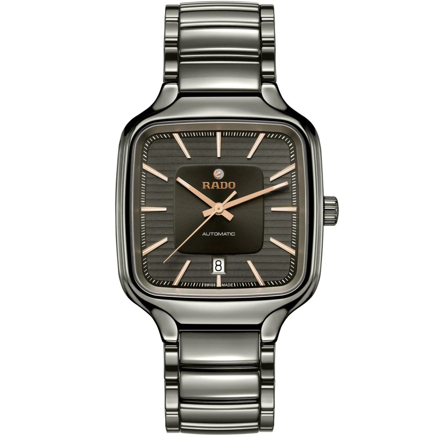 Rado True Square 38mm High-Tech Ceramic Automatic Watch