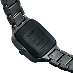 Rado True Square 29mm High-Tech Ceramic Diamond Ladies Watch