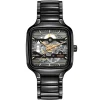 Rado True Square 38mm High-Tech Ceramic Skeleton Automatic Watch