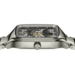 Rado True Square 38mm High-Tech Ceramic Skeleton Automatic Watch