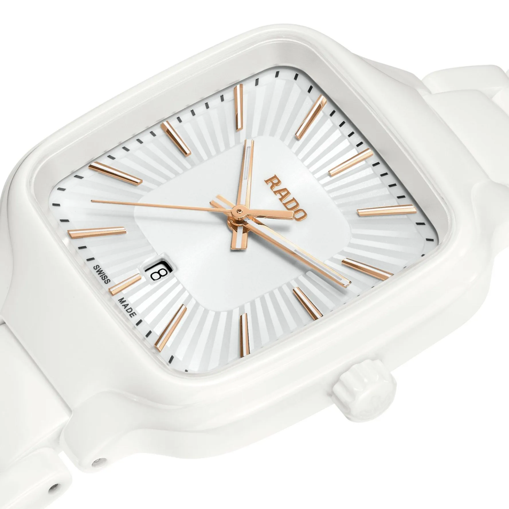 Rado True Square 29.2mm High-Tech Ceramic Ladies Watch