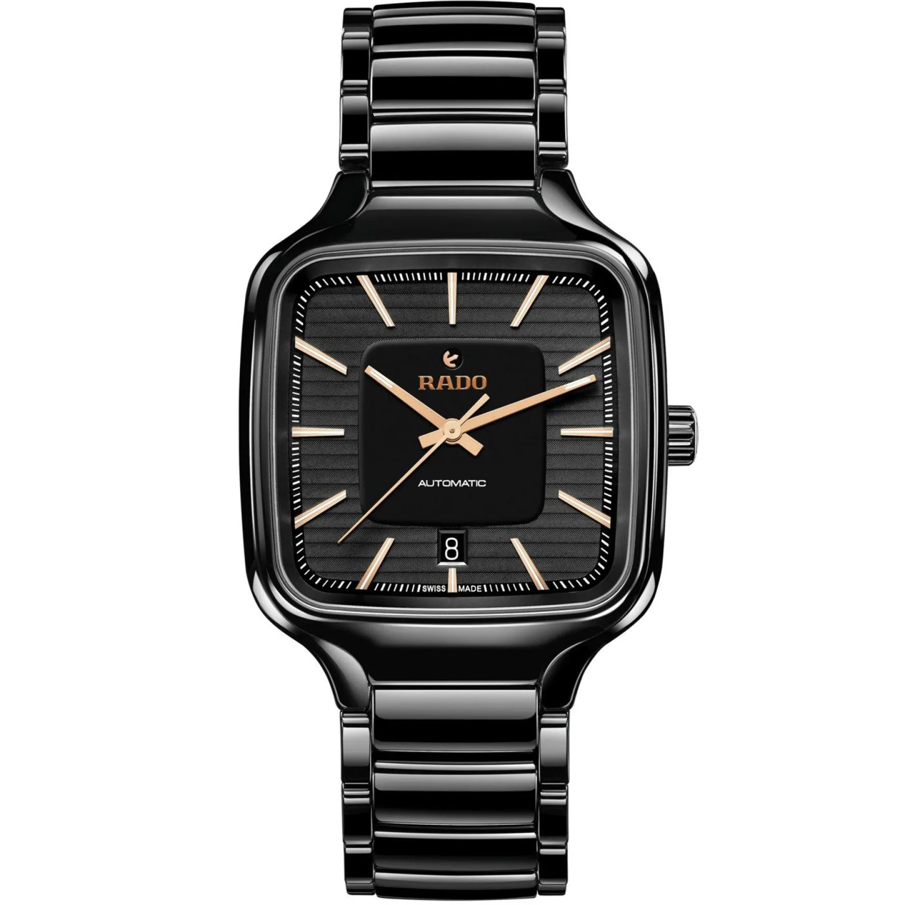 Rado True Square 38mm High-Tech Ceramic Automatic Watch
