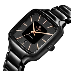 Rado True Square 38mm High-Tech Ceramic Automatic Watch