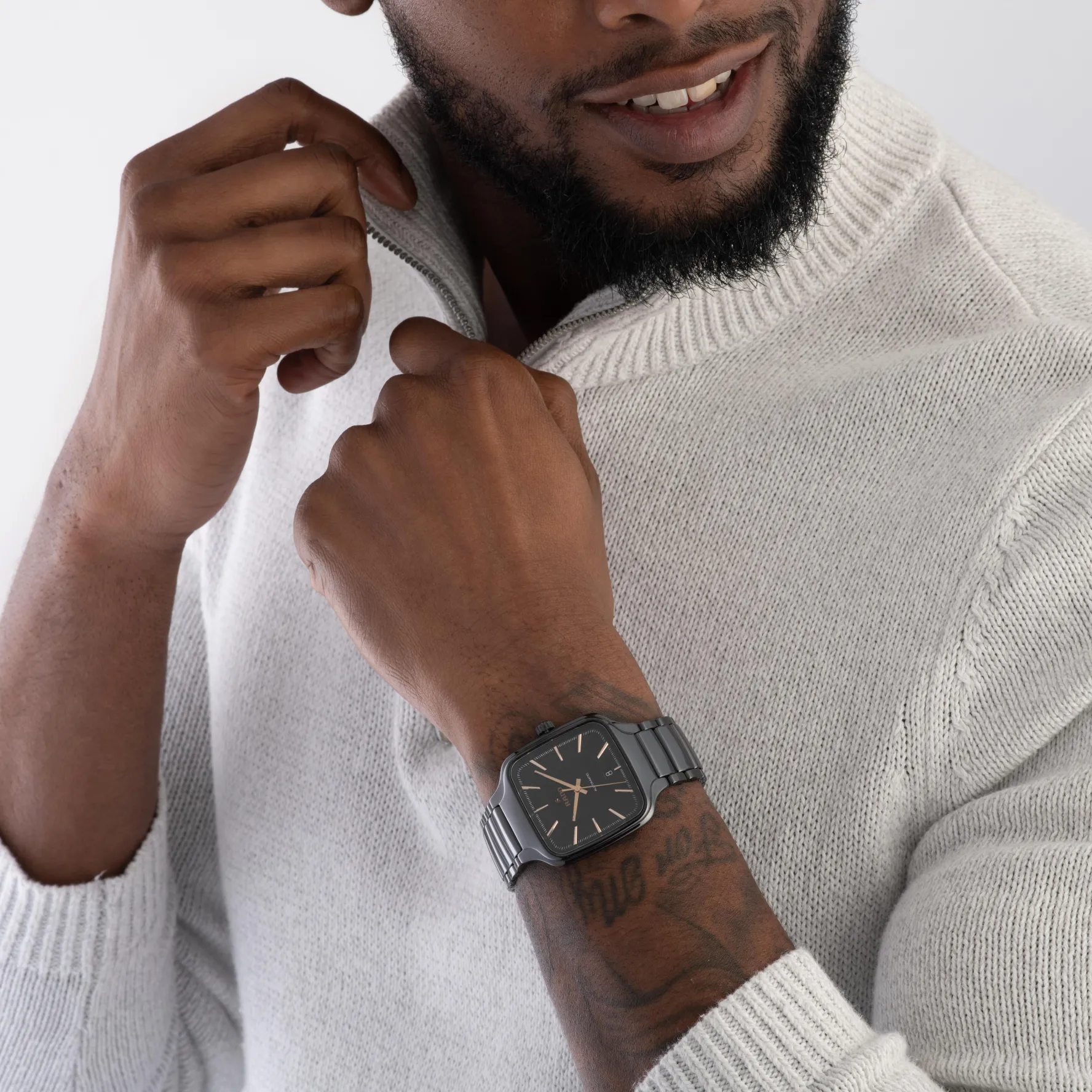 Rado True Square 38mm High-Tech Ceramic Automatic Watch