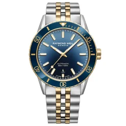 Raymond Weil Freelancer 42.5mm Stainless Steel Yellow Gold PVD Automatic Men’s Watch