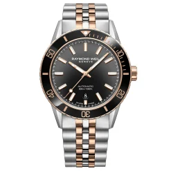 Raymond Weil Freelancer 42.5mm Stainless Steel and Rose Gold PVD Automatic Men’s Watch