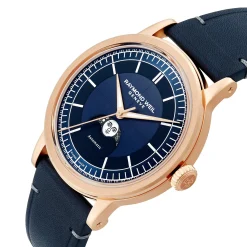 Raymond Weil Millesime Automatic Moon Phase 39.5mm Rose Gold PVD Men’s Watch