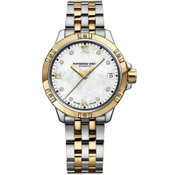 Raymond Weil Tango 30mm Stainless Steel and Yellow Gold PVD Diamond Ladies Watch