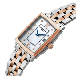 Raymond Weil Toccata 28mm Stainless Steel and Rose Gold PVD Diamond  Diamond Ladies Watch
