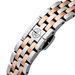 Raymond Weil Toccata 28mm Stainless Steel and Rose Gold PVD Diamond  Diamond Ladies Watch