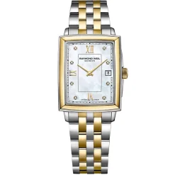 Raymond Weil Toccata 28mm Stainless Steel and Yellow Gold PVD Diamond Ladies Watch
