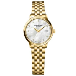 Raymond Weil Toccata 29mm Yellow Gold PVD Diamond Ladies Watch