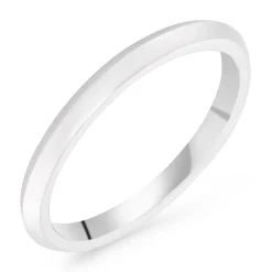 Royal Asscher Platinum 2mm Wedding Ring