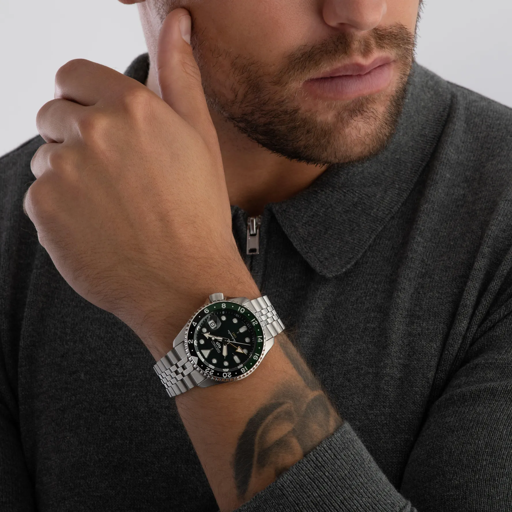 Seiko 5 Sports SKX GMT 42.5mm Automatic Watch