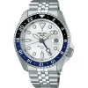 Seiko 5 Sports SKX GMT Sky Blue Silver Cloud 42.5mm Automatic Watch