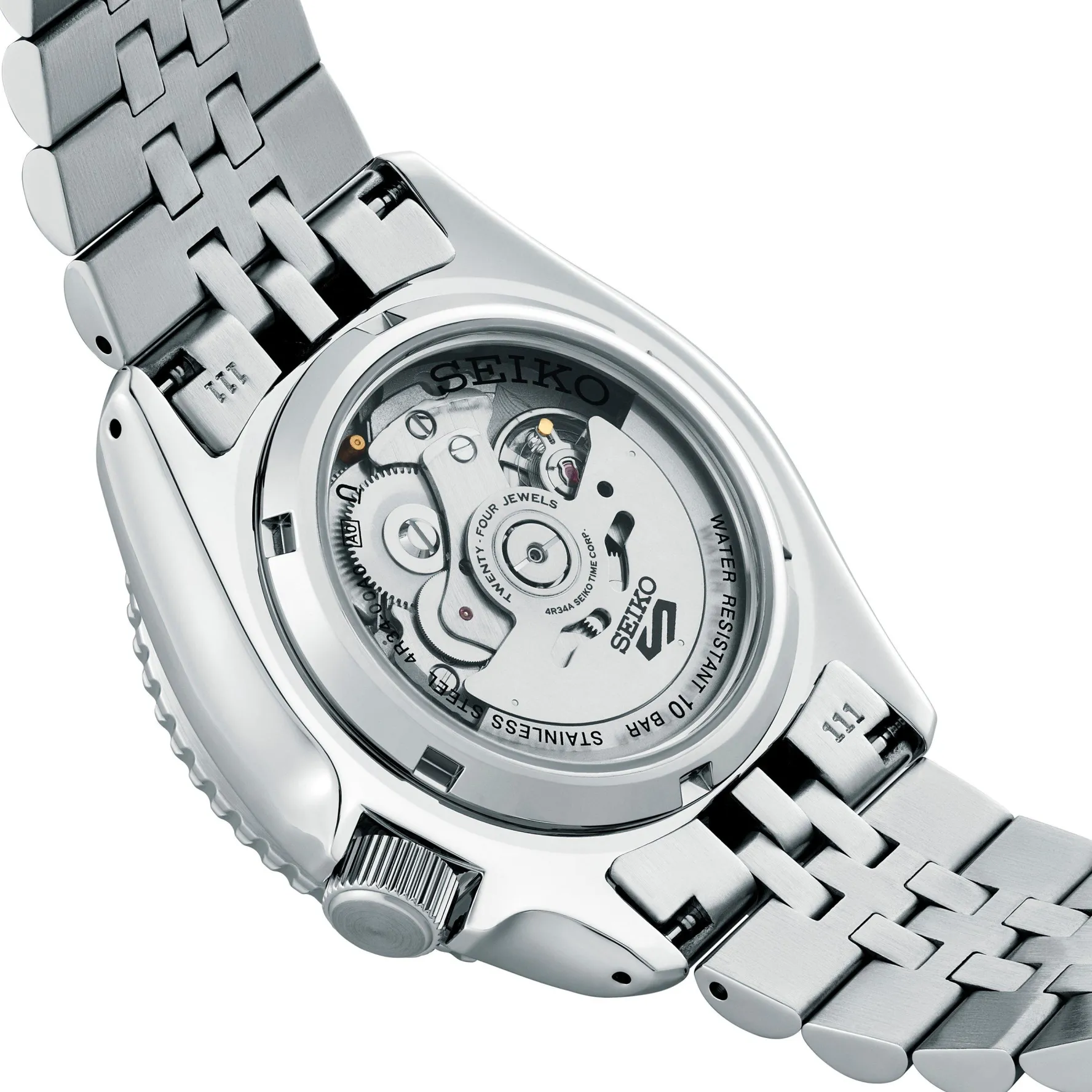 Seiko 5 Sports SKX GMT Sky Blue Silver Cloud 42.5mm Automatic Watch