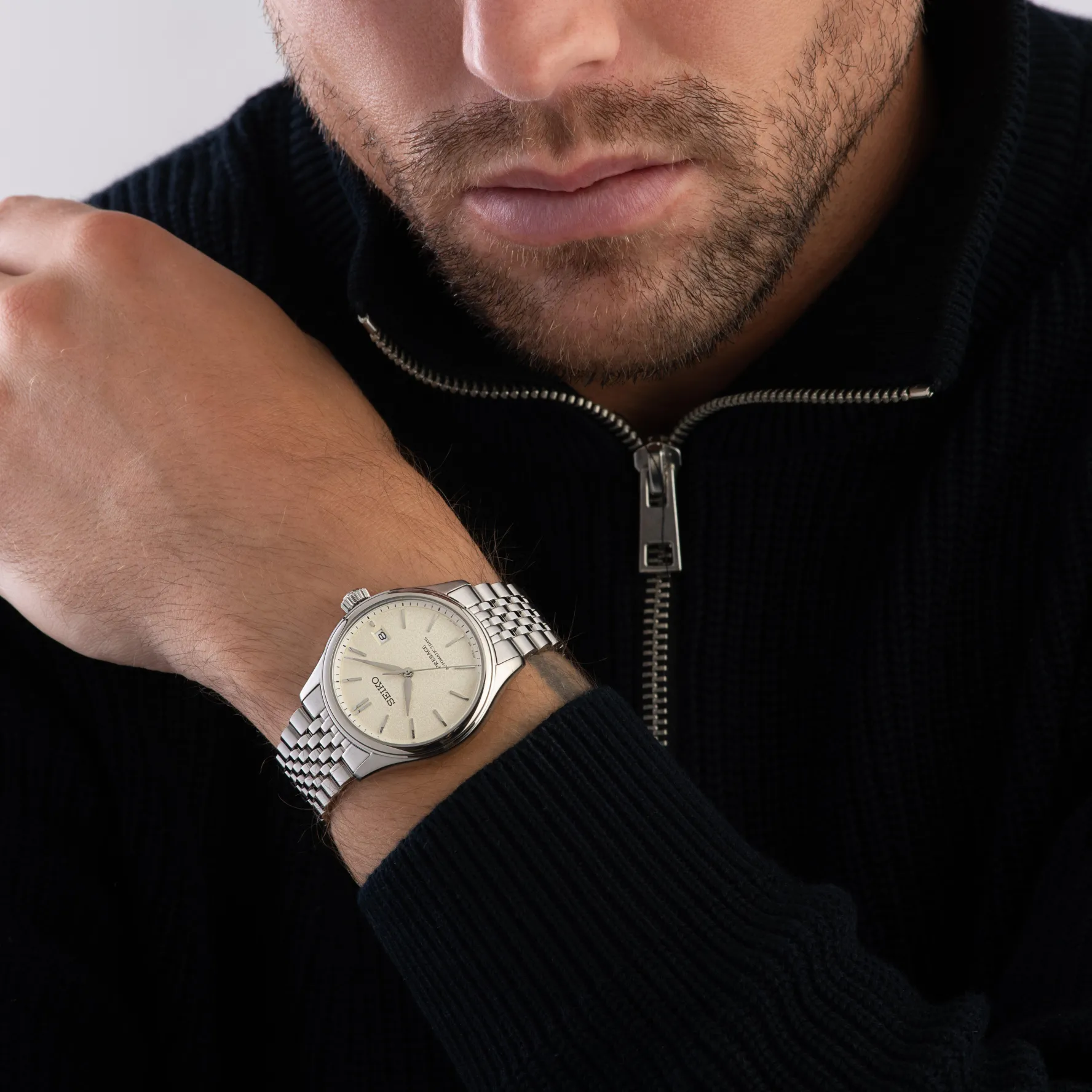 Seiko Presage Classic Series ‘Shiro-iro’ 40.2mm Automatic Men’s Watch