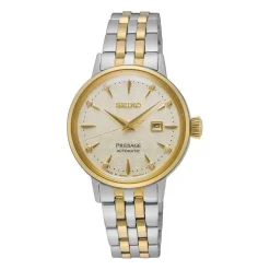 Seiko Presage Cocktail Time 'White Lady' Diamond Twist 30mm Automatic Ladies Watch