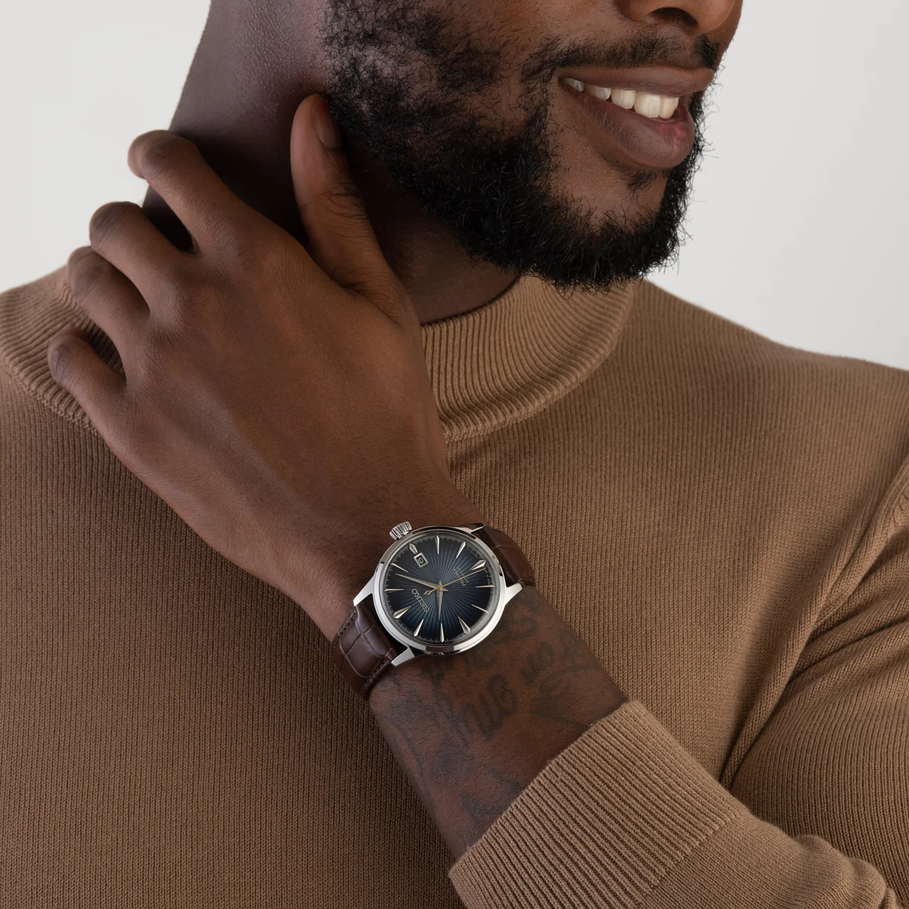 Seiko Presage Cocktail Time 'Midnight Blue Moon' 40.5mm Automatic Men’s Watch