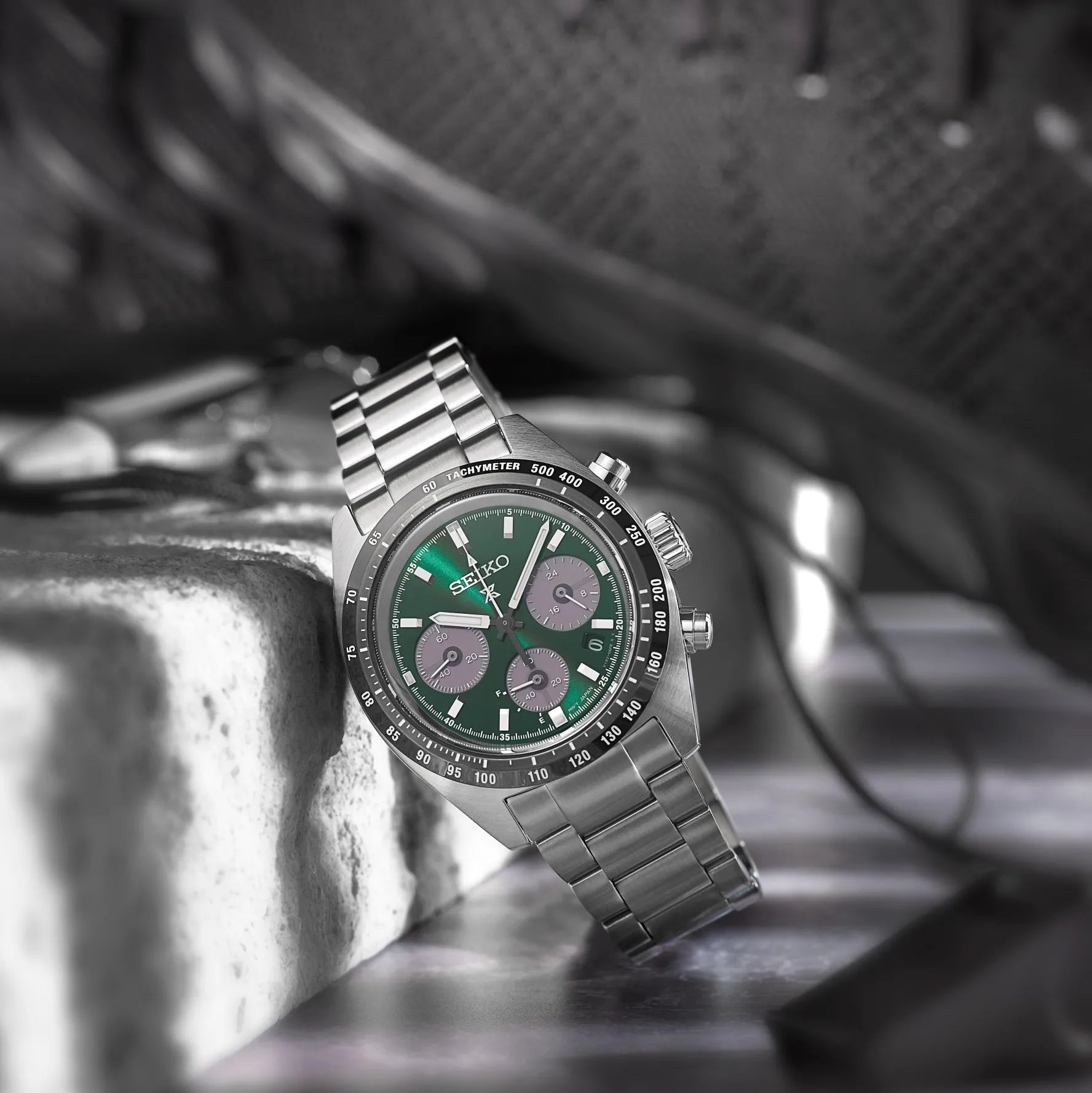Seiko Prospex 'Deep Green' Speedtimer Solar Chronograph 39mm Men’s Watch
