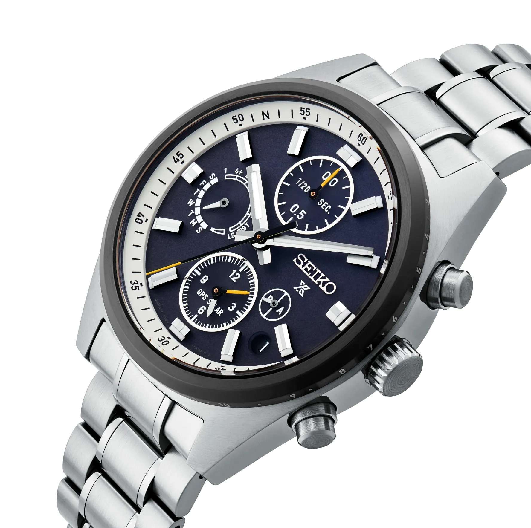 Seiko Prospex GPS Solar Chronograph Speedtimer 42mm Men’s Watch