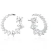 Sif Jakobs Belluno Circolo Silver Cubic Zirconia Stud Earrings