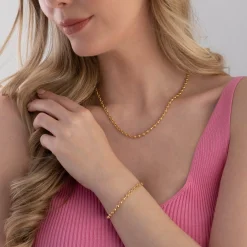 Sif Jakobs Bormio 18ct Yellow Gold Plated Bracelet