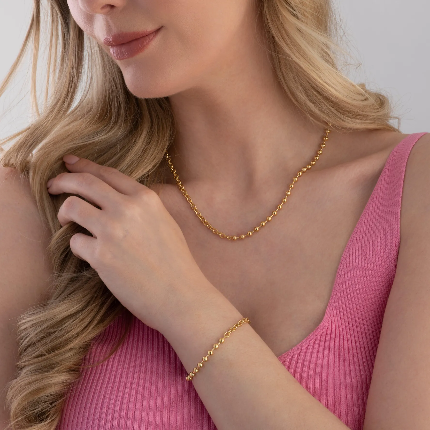 Sif Jakobs Bormio 18ct Yellow Gold Plated Chain Necklace