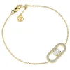 Sif Jakobs Carezza Yellow Gold Plated Cubic Zirconia Bracelet