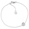 Sif Jakobs Caro Silver Cubic Zirconia Heart Bracelet