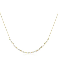 Sif Jakobs Ellera 18ct Yellow Gold Plated Cubic Zirconia Necklace