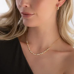 Sif Jakobs Ellera 18ct Yellow Gold Plated Cubic Zirconia Necklace