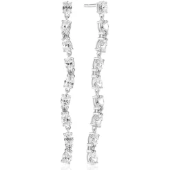 Sif Jakobs Ellera Ovale Tredici Cubic Zirconia Drop Earrings