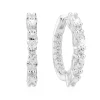 Sif Jakobs Ellera Silver Cubic Zirconia Hoop Earrings