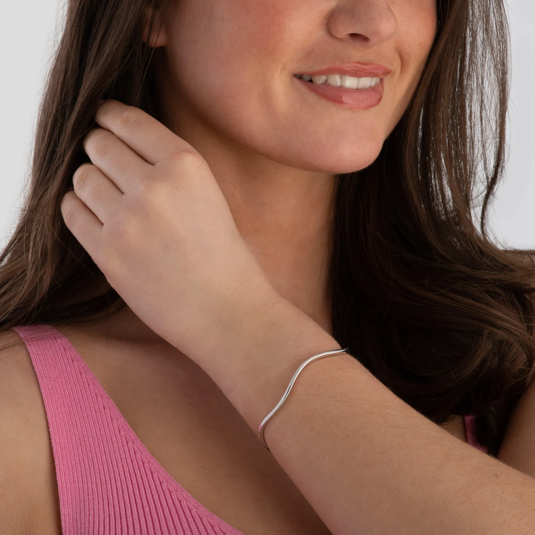 Sif Jakobs Ellera Waves Silver Bangle