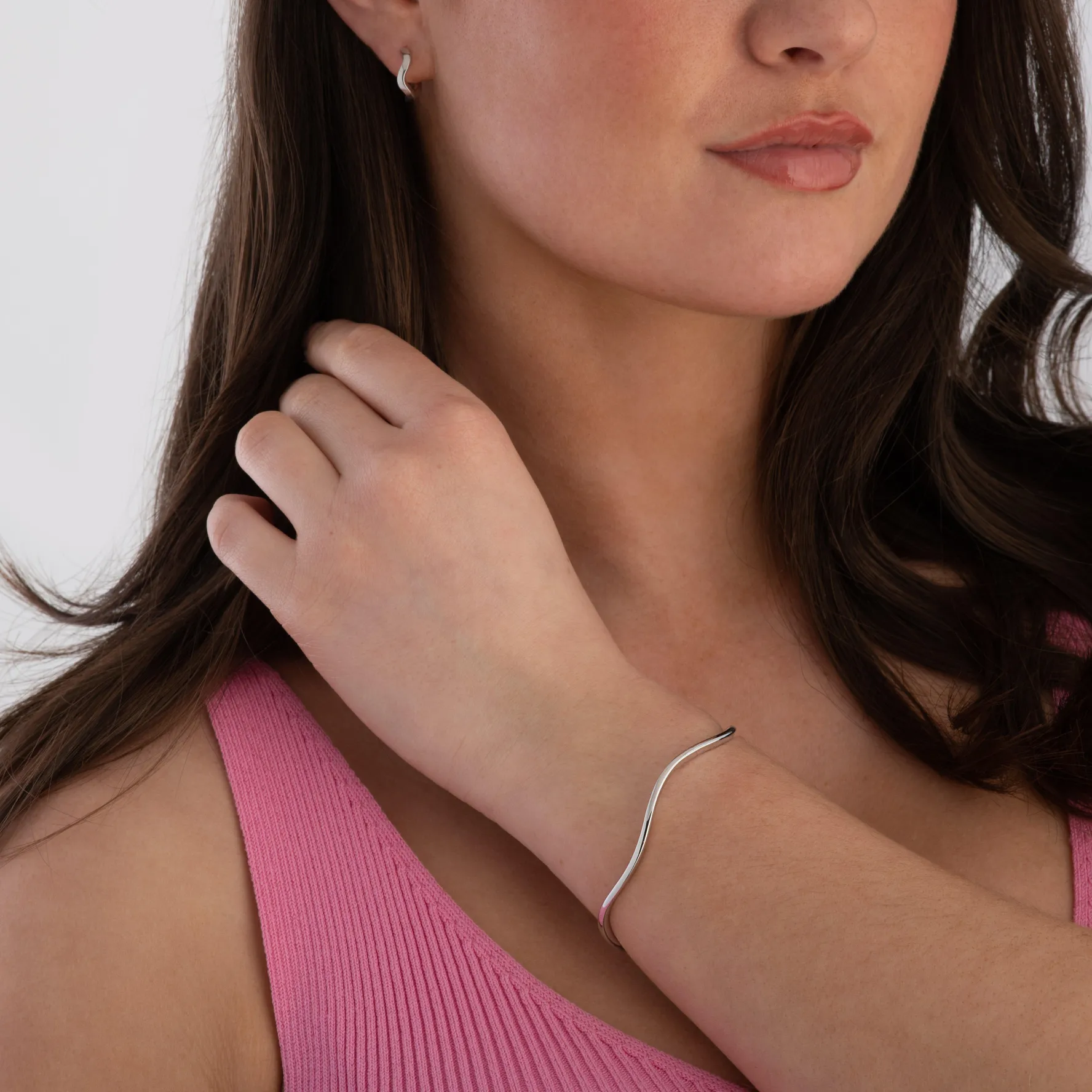 Sif Jakobs Ellera Waves Silver Bangle