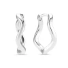 Sif Jakobs Ellera Waves Silver Hoop Earrings
