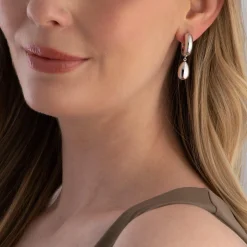 Sif Jakobs Goccia Pendolo Pianura Silver Drop Earrings