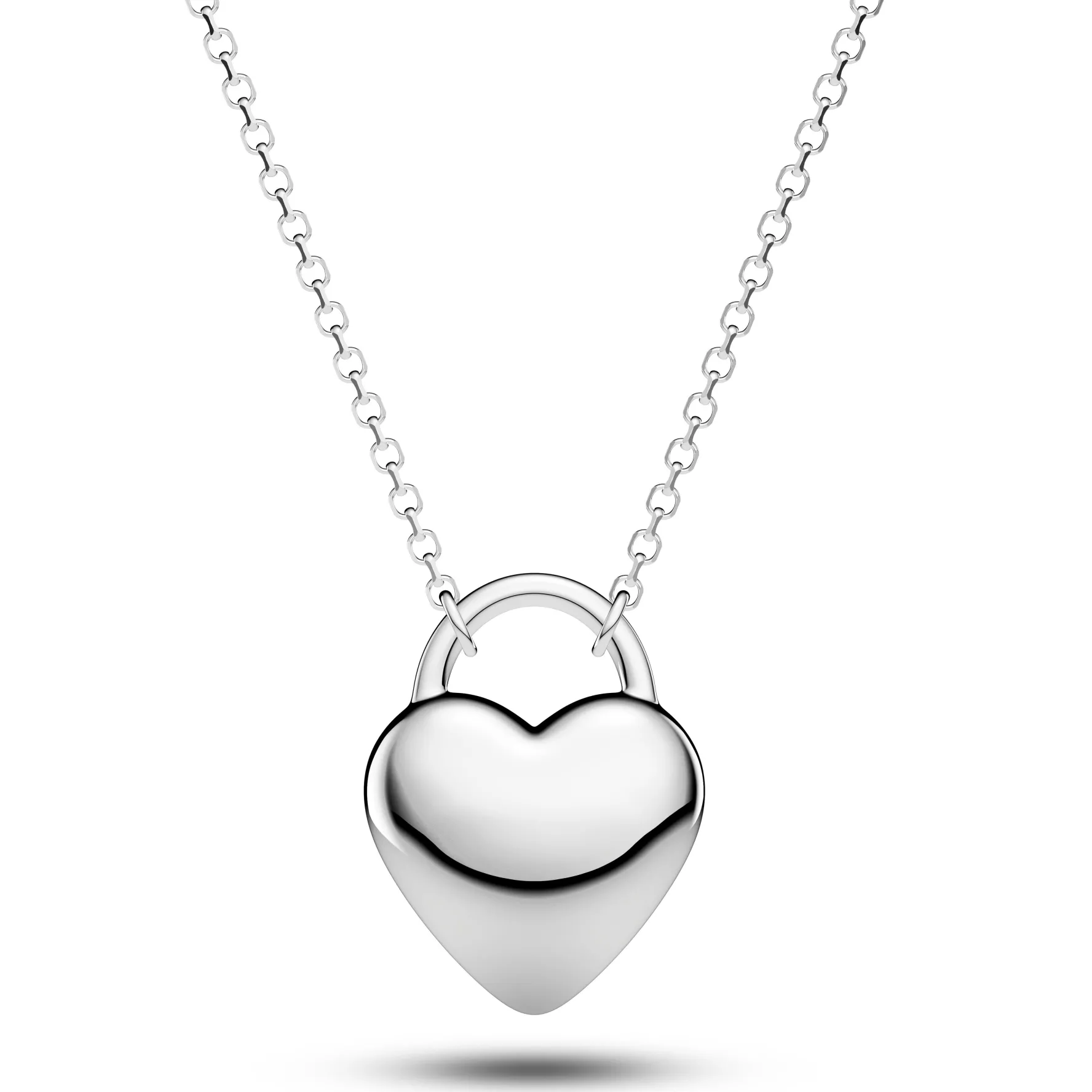 Sif Jakobs Julia Silver Heart Shaped Necklace
