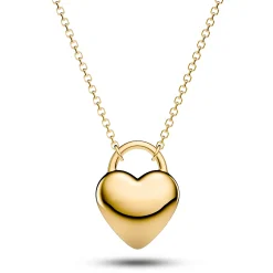 Sif Jakobs Julia Yellow Gold Plated Heart Shaped Necklace
