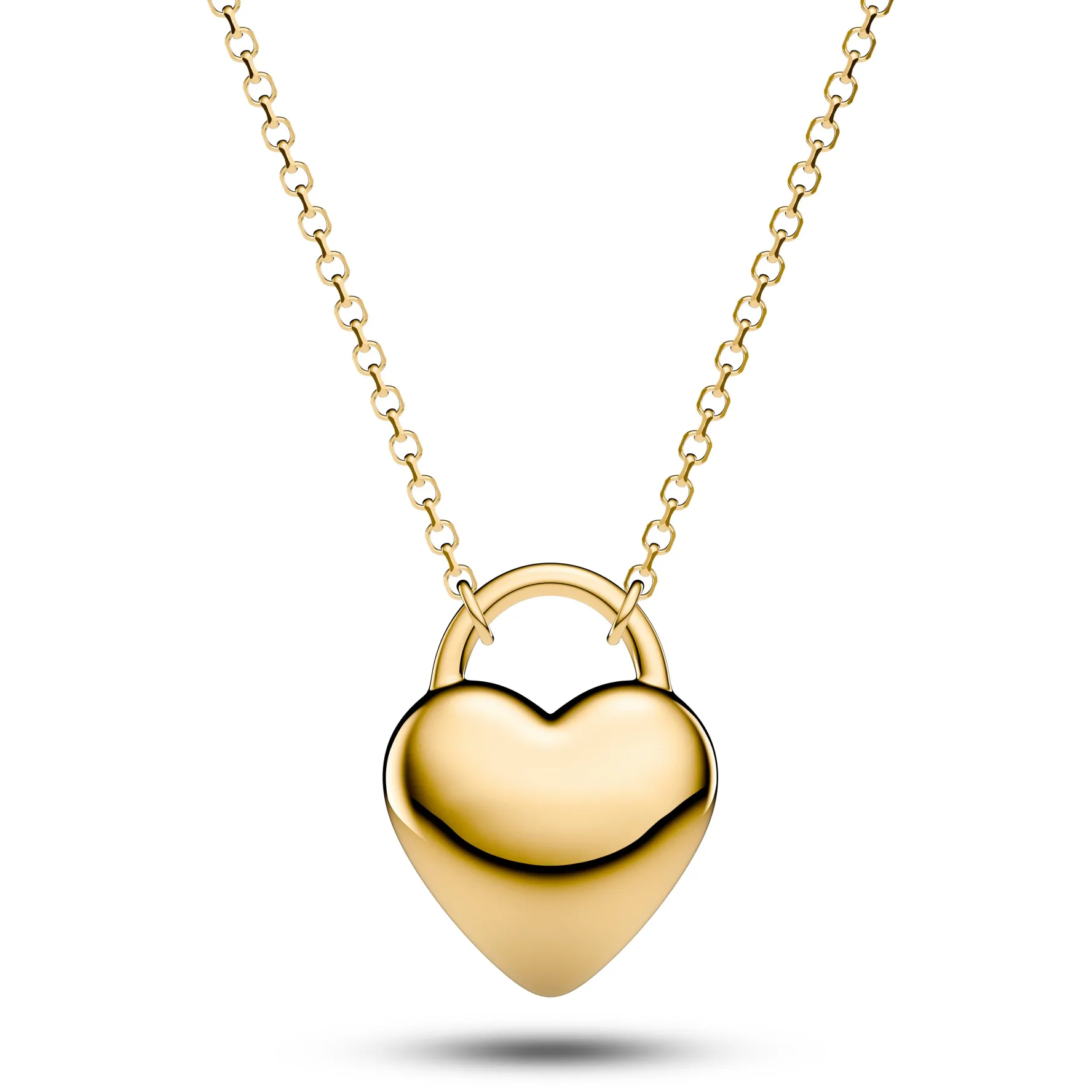 Sif Jakobs Julia Yellow Gold Plated Heart Shaped Necklace