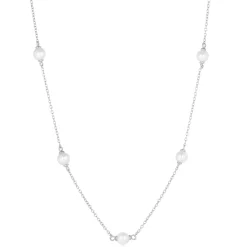 Sif Jakobs Padua Cinque Silver Freshwater Pearl Necklace