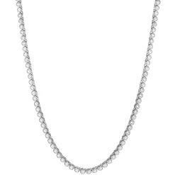 Sif Jakobs Sardinien Silver Cubic Zirconia Tennis Necklace