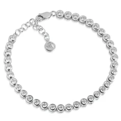 Sif Jakobs Sardinien Silver Cubic Zirconia Tennis Bracelet