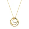 Sif Jakobs Spirale 18ct Yellow Gold Plated Cubic Zirconia Pendant