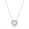Swarovski Ariana Grande Silver Crystal Heart Pendant